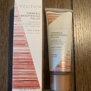 Volition beauty turmeric brightening polish.